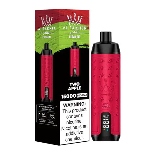 al fakher 15000 puffs vape two apple