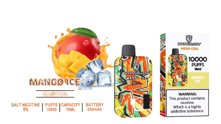 hyperjoy 10000 puffs mango ice