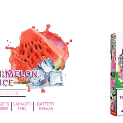 Hyperjoy 10000 Puffs Watermelon Ice