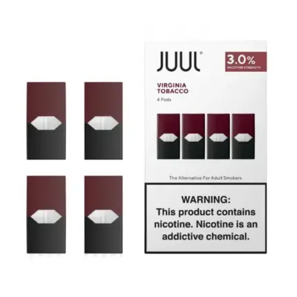 JUUL VIRGINIA TOBACCO POD 3% & 5% (USA Made)