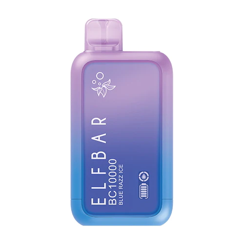 elf bar bc10000 vape blue razz ice