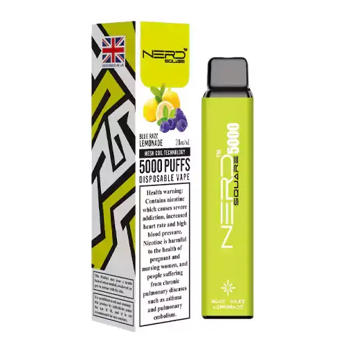 nerd square 5000 puffs blue razz lemonade