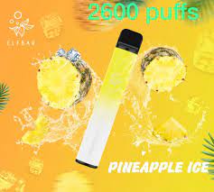 elf bar vape 2600 puffs pineapple ice