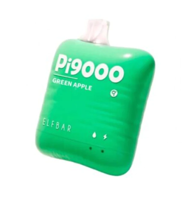 elfbar pi9000 vape green apple