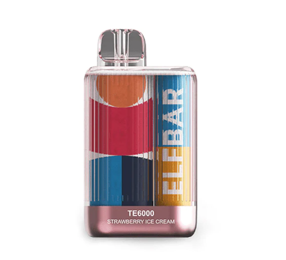 elf bar te6000 vape strawberry ice cream
