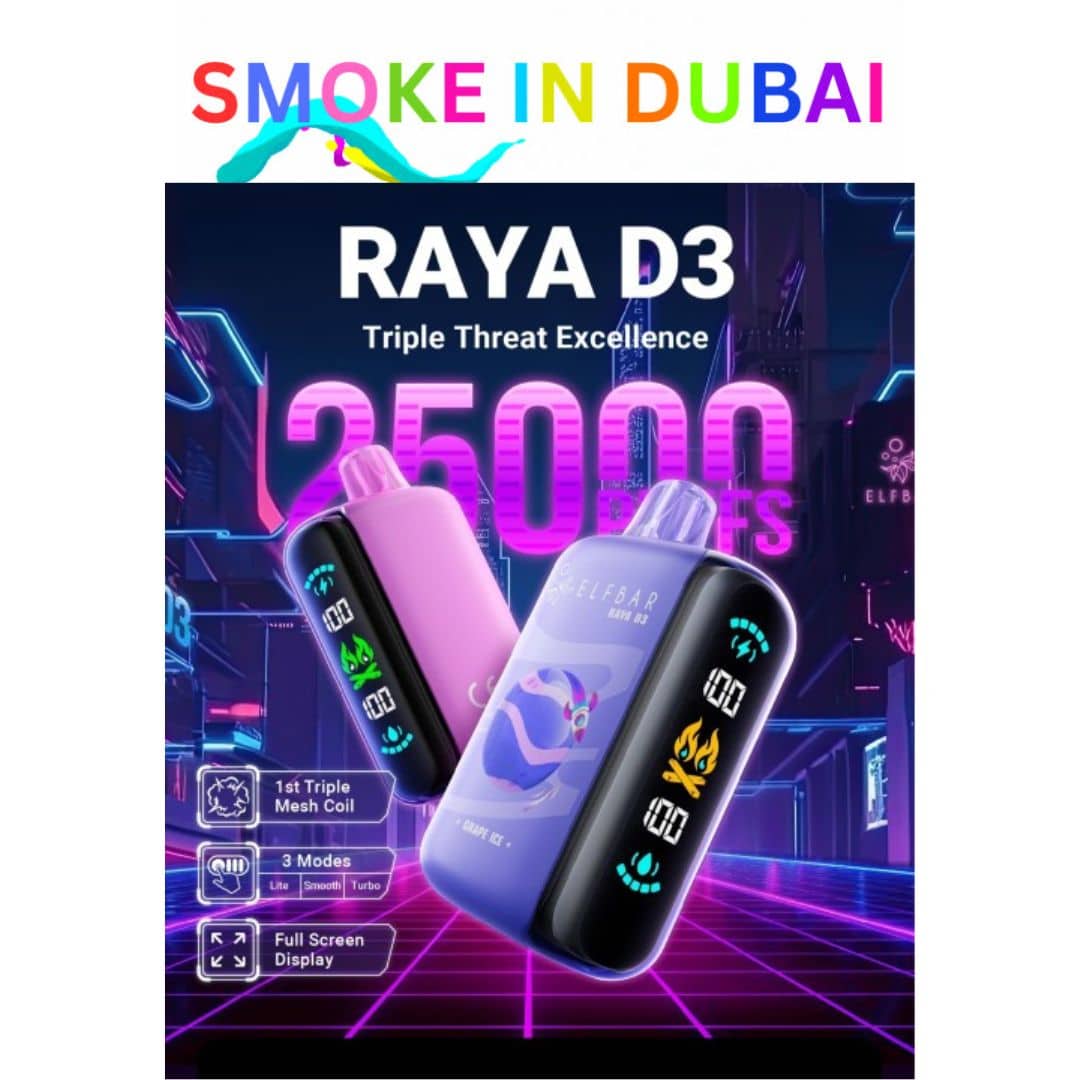 Vape In Dubai 12 elfbar raya d3 25000 puffs disposable vape