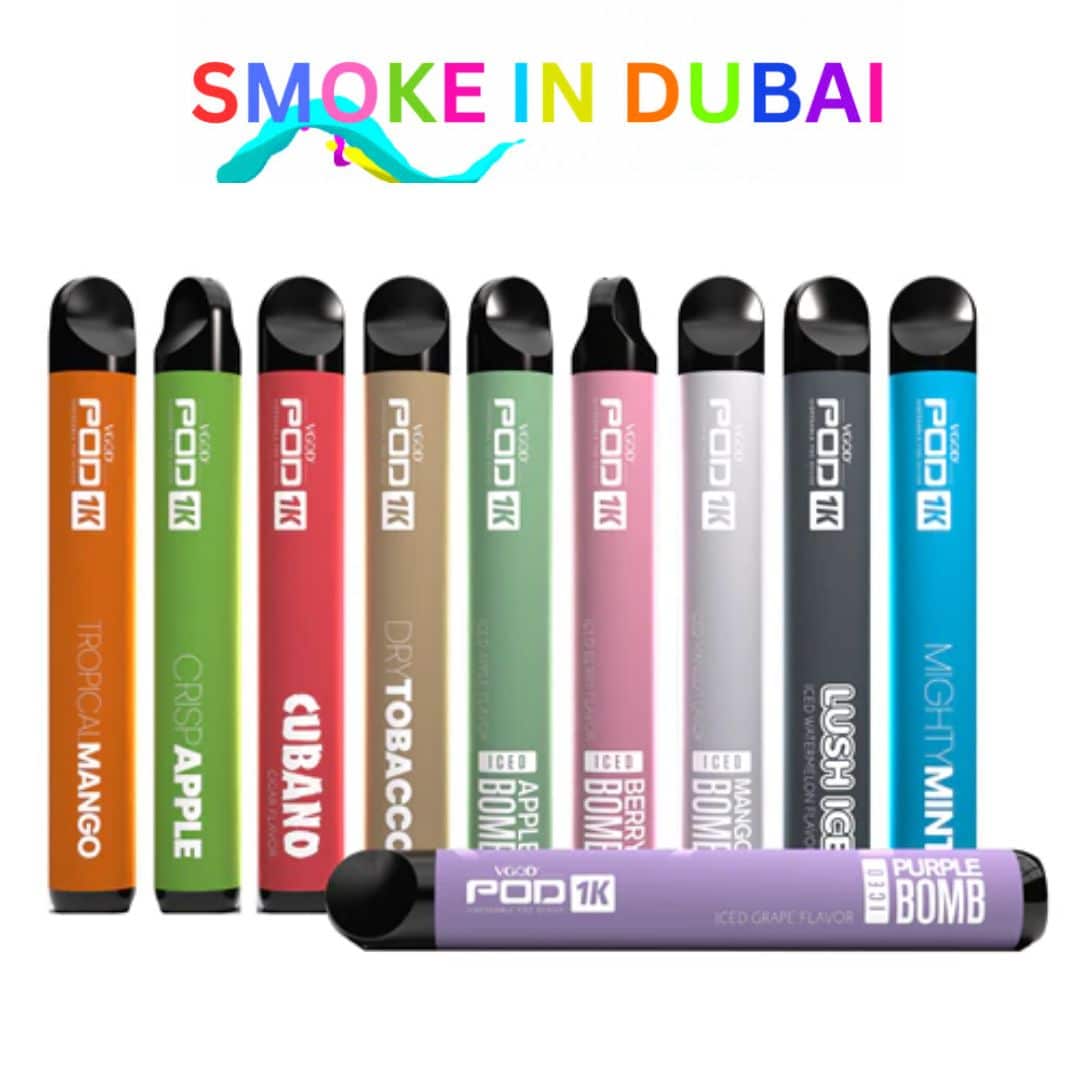 Vape In Dubai 7 vgod pod 1k disposable device 1500 puffs
